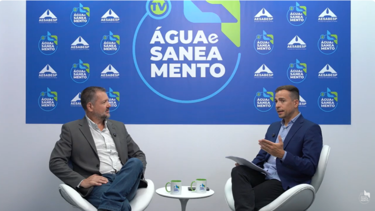 Rogério Andrade destaca o papel da AESabesp no avanço do saneamento ambiental